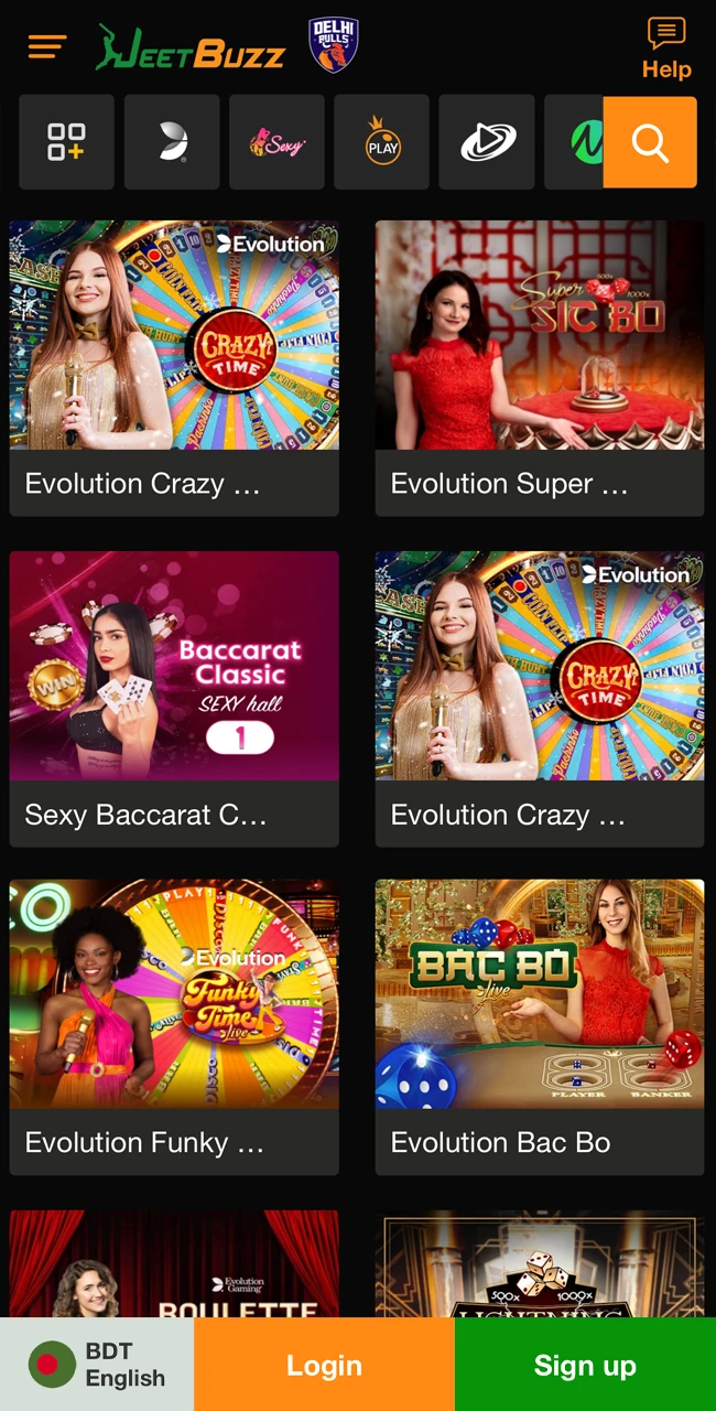 Play and win at JeetBuzz Casino.