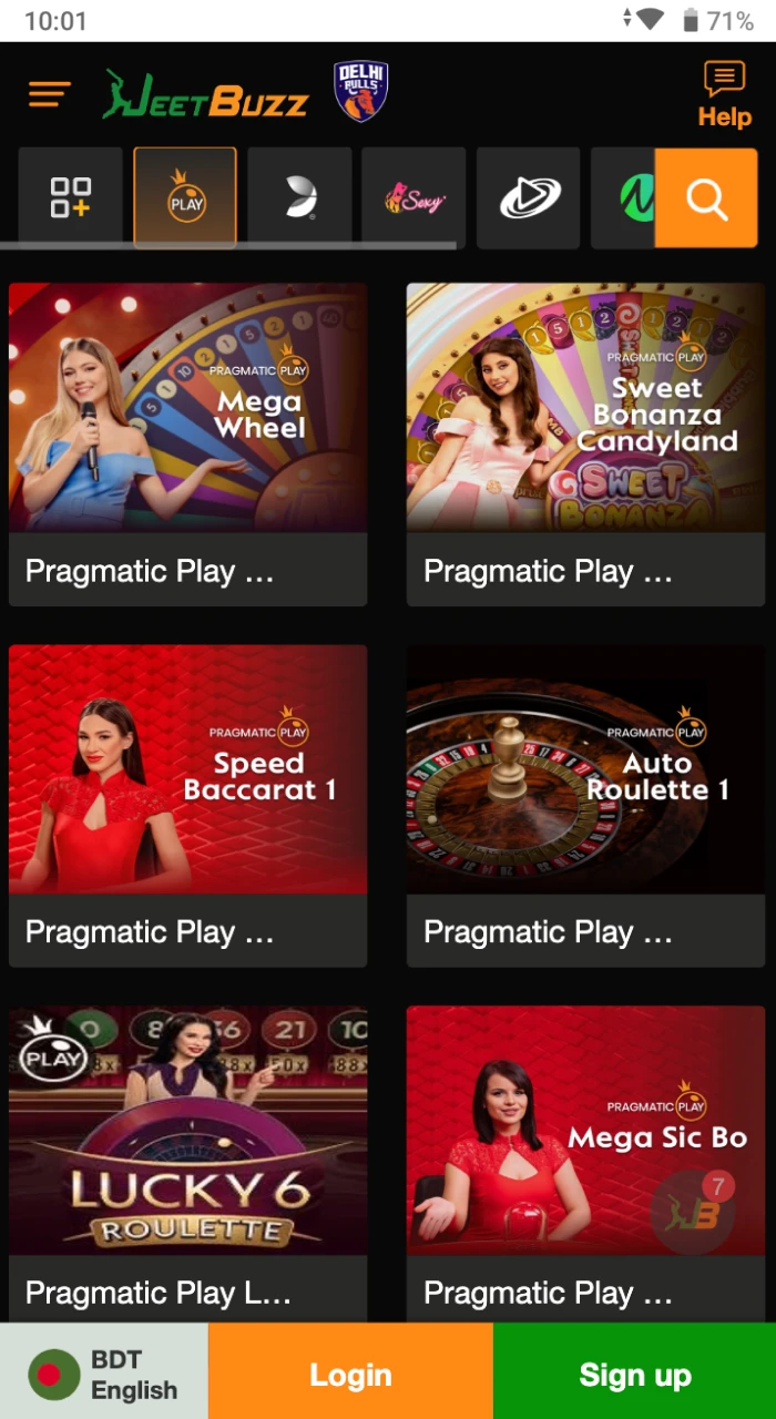 Play popular games at the JeetBuzz online casino website.