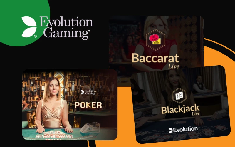 At JeetBuzz online casino you can find games from Evolution Gaming provider.