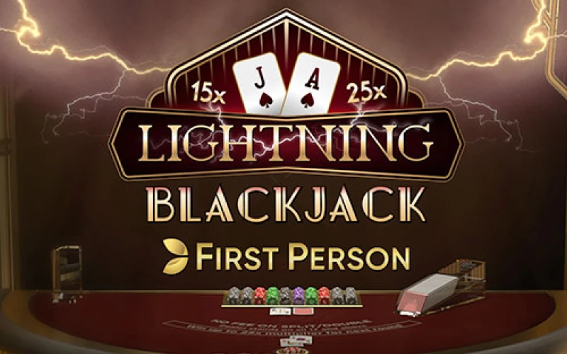 Collect your winnings in the Evolution Lightning Blackjack game at JeetBuzz online casino.