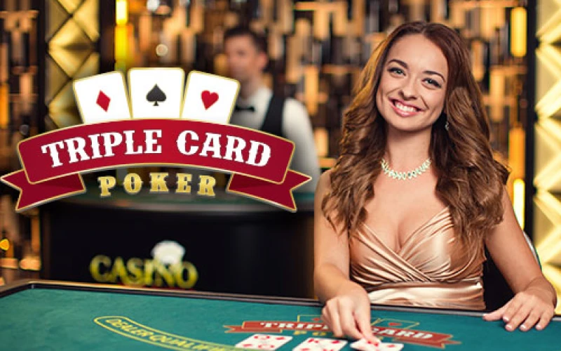 Choose the popular Evolution Triple Card Poker game in the poker games section at JeetBuzz online casino.